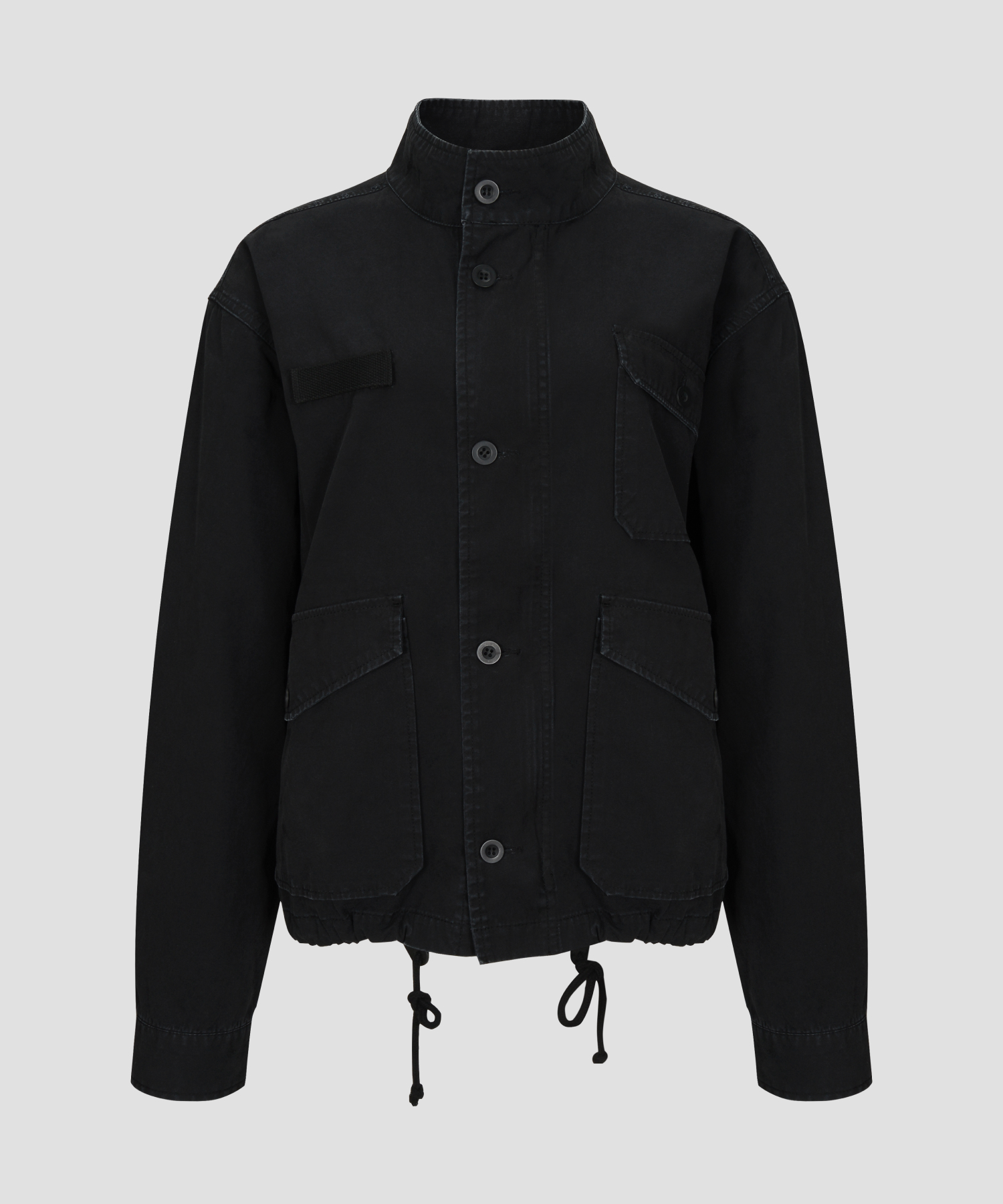 Куртка-парка окрашенная Garment Dye [Black]