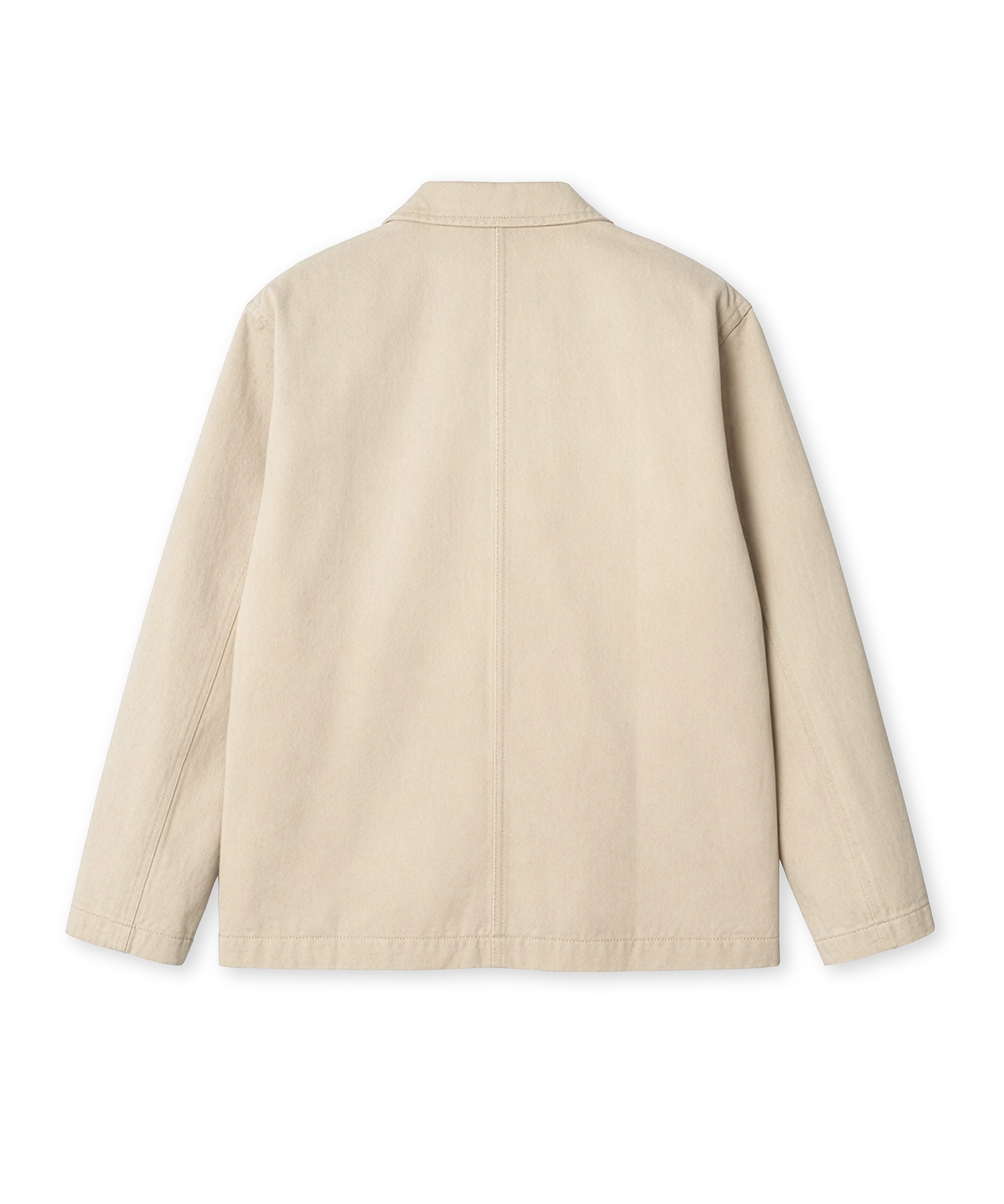 Washed Cotton Loose Fit Jacket [BEIGE]