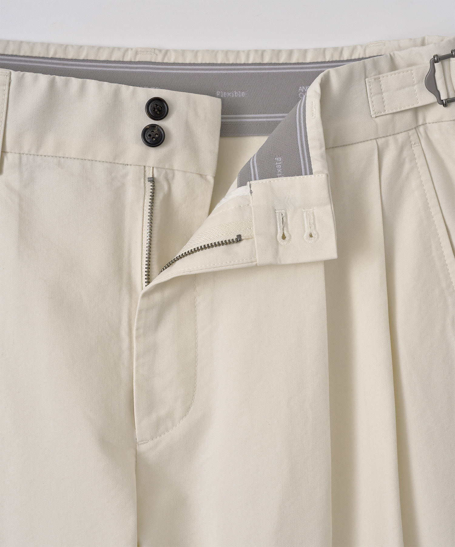 [RE-STOCK] [SS] Santiago Chino Pants Flexible (Milk)