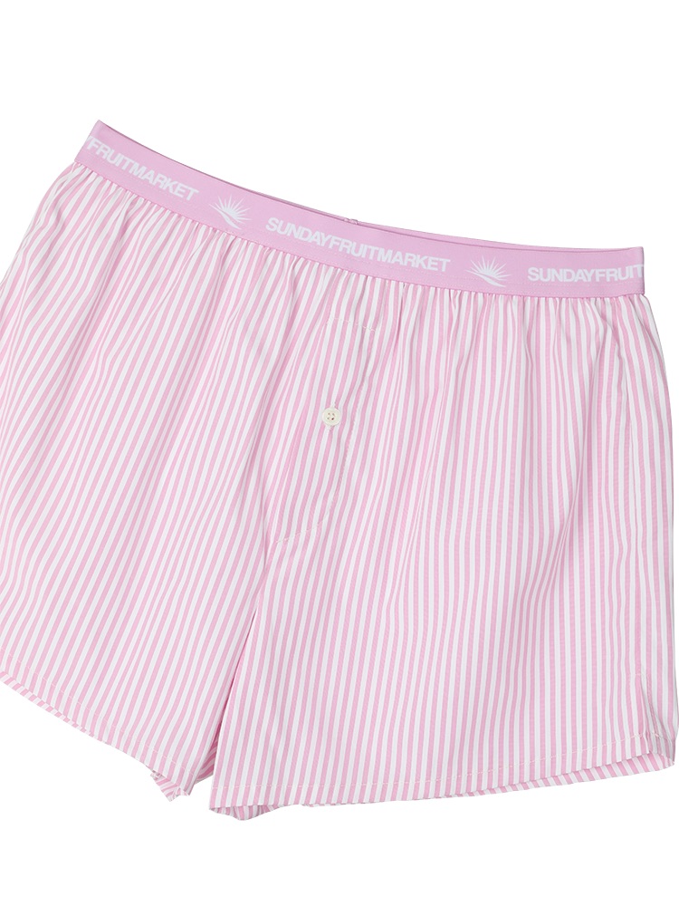 MARKET STRIPE TRUNK PINK
