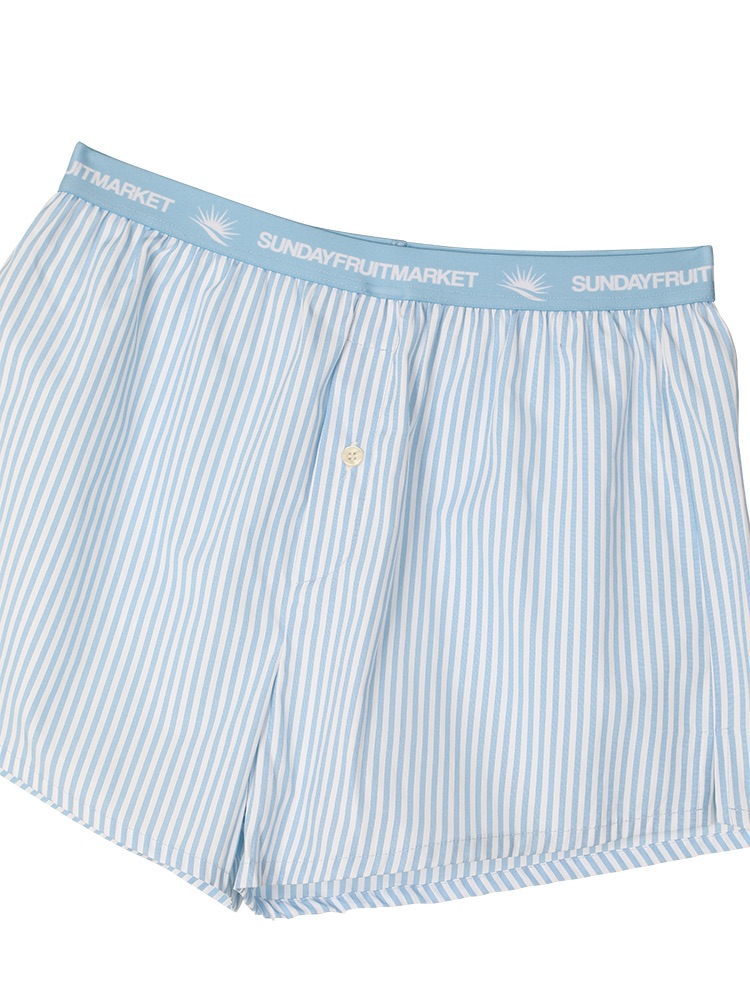 MARKET STRIPE TRUNK SKYBLUE