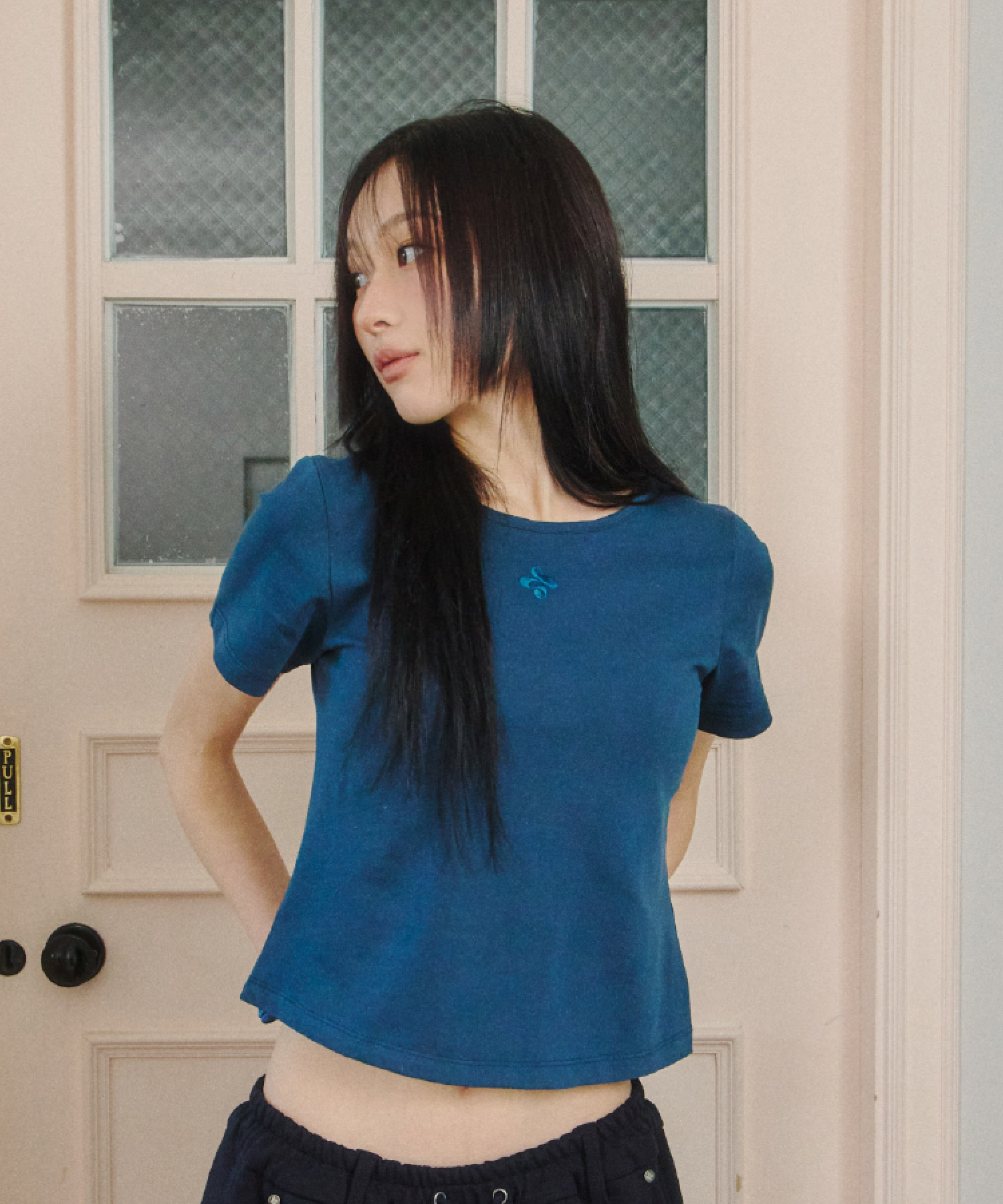 Updraft Slim Fit T-shirts [Warm Navy]
