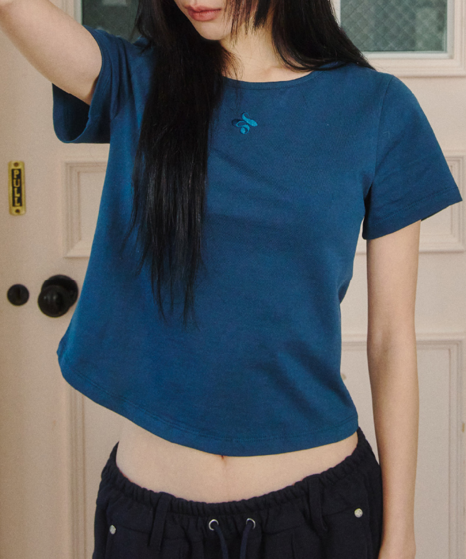 Updraft Slim Fit T-shirts [Warm Navy]