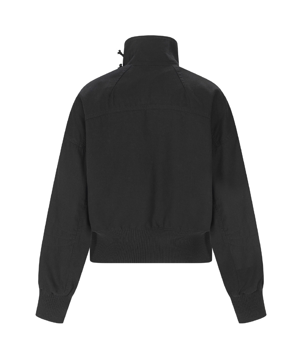 Beren High-neck Bomber jacket (Black)