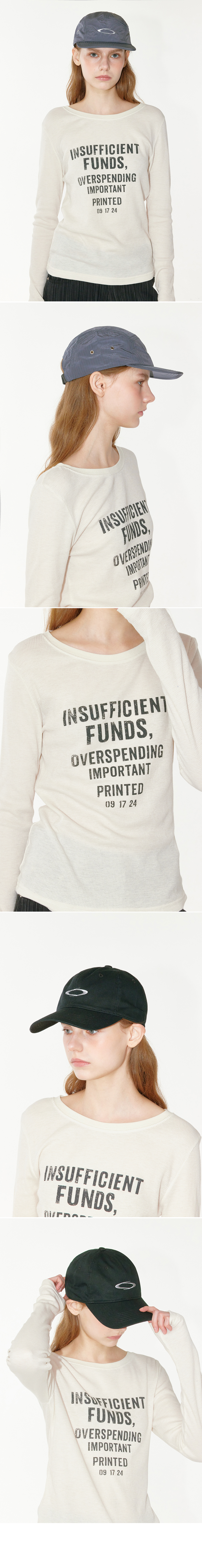 WAFFLE LETTERING LONG SLEEVE