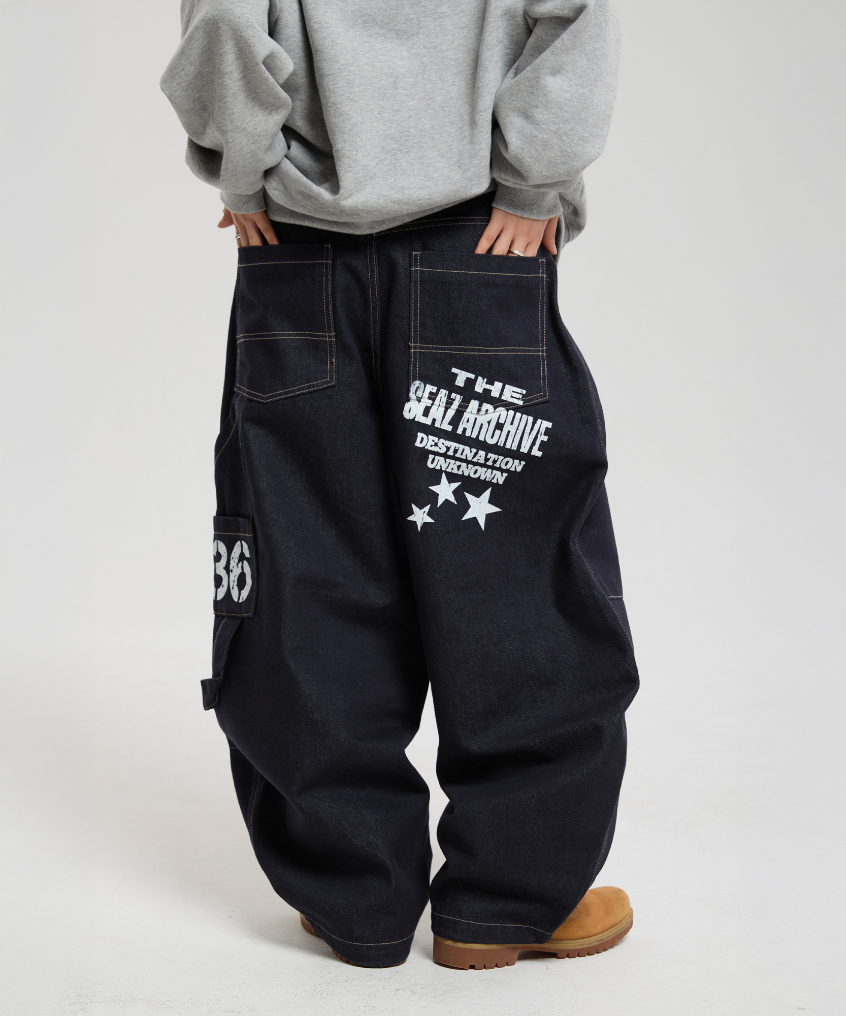 Archive Pintuck Non-Fade Pants - Dark синий