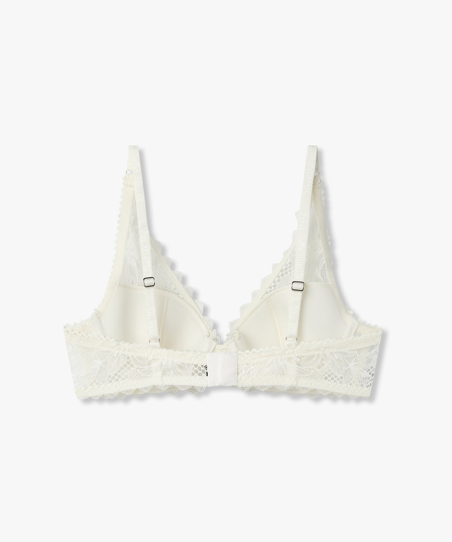 [EMPORIO ARMANI UNDERWEAR] Бюстгальтер балконет с чашками, White 0826182501