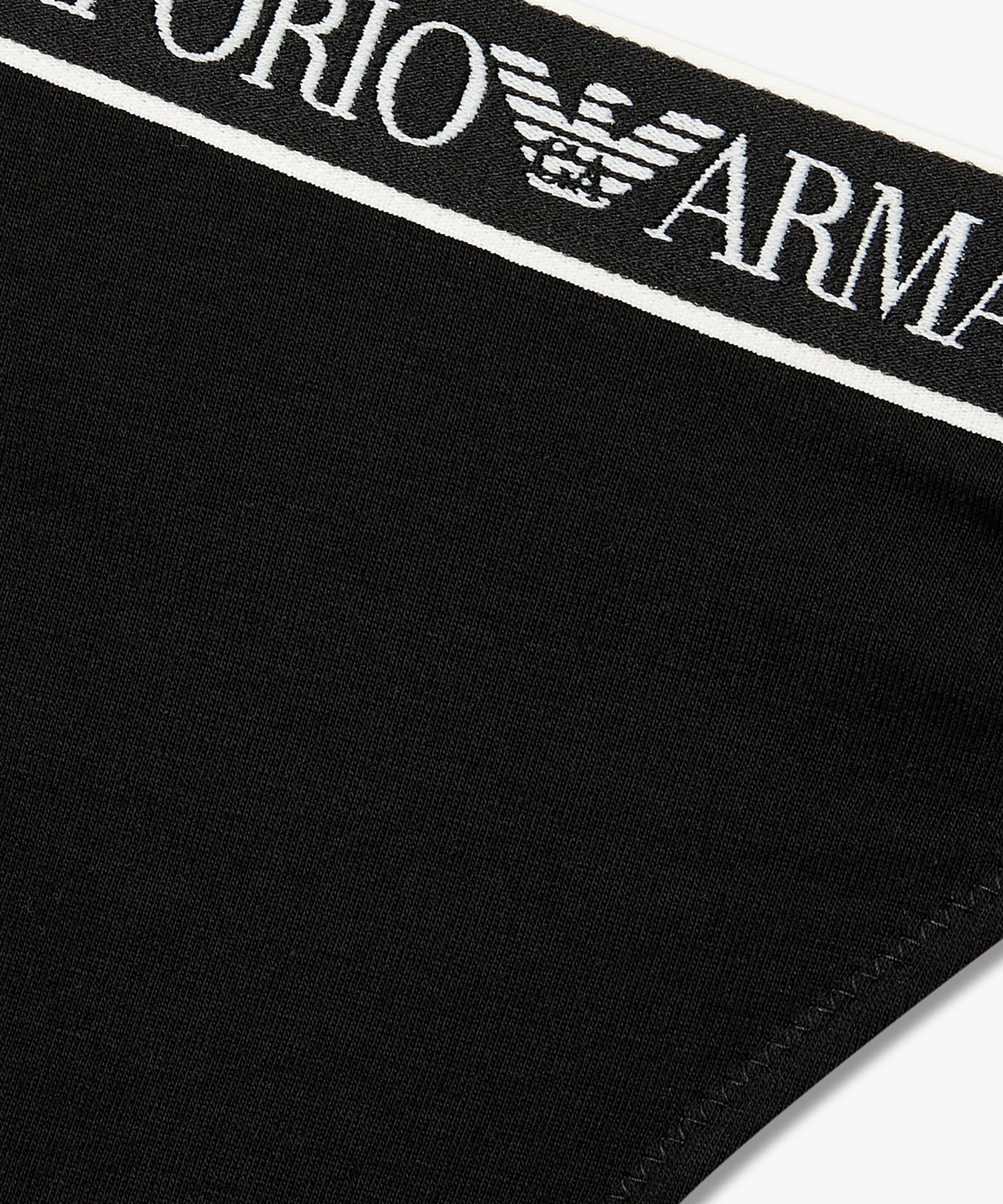 [EMPORIO ARMANI UNDERWEAR] Женские стринги с логотипом Black 0826110521