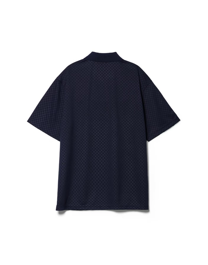Мужское поло в клетку Navy S/S Checkerboard