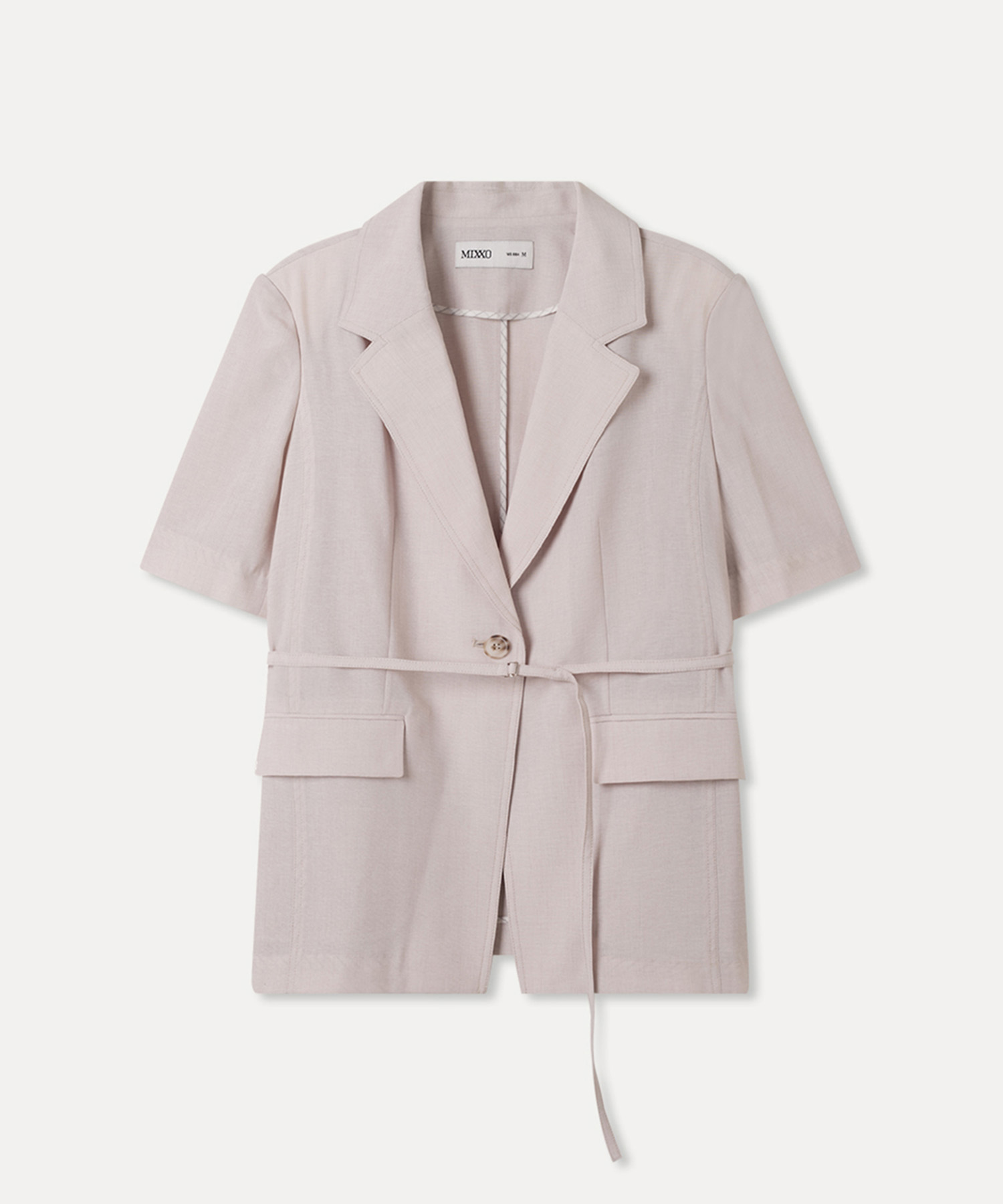 Tailored Belted короткий рукав жакет MIWJKG52PB