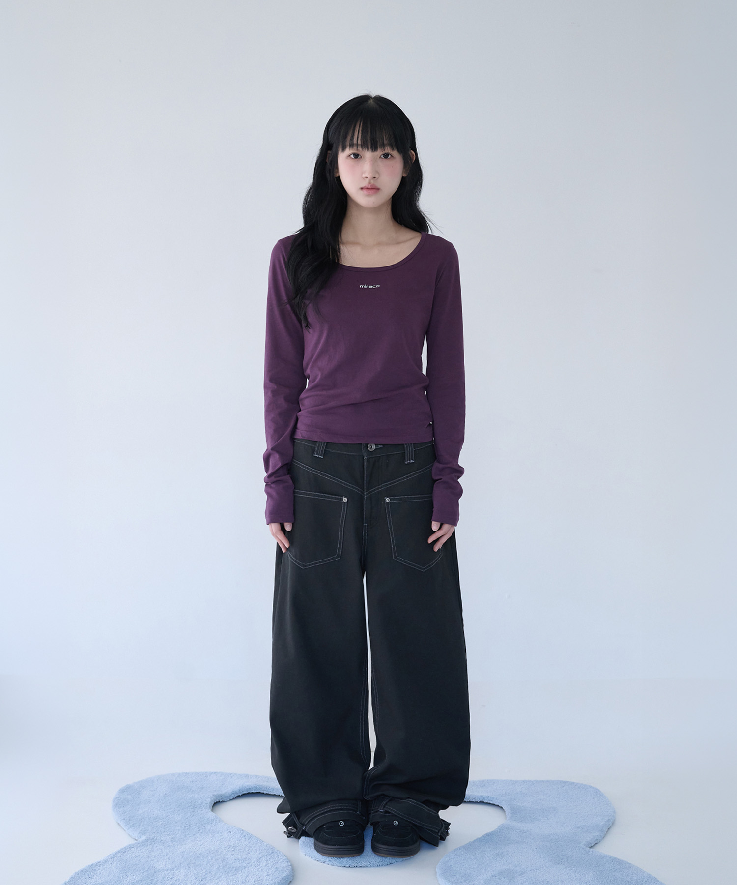 BASIC LOGO T PURPLE
