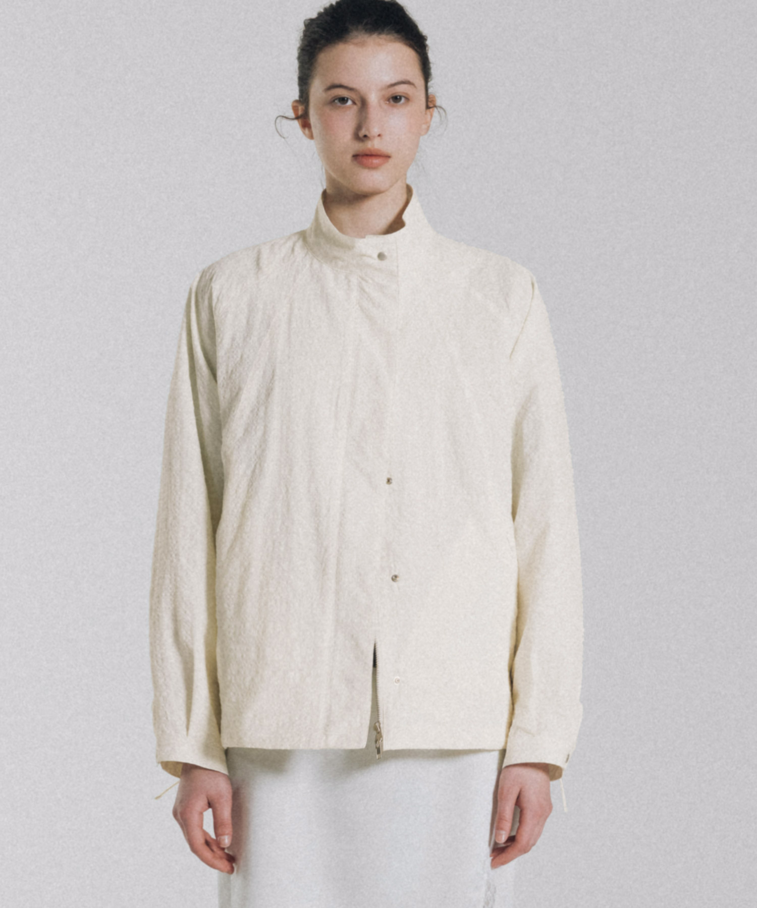 Sander check blouson