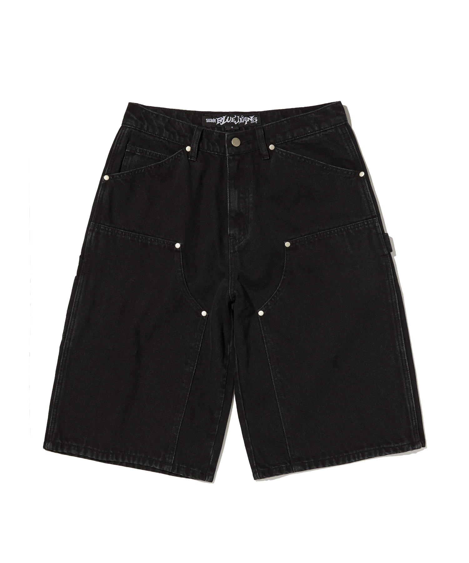 CONTOUR DOUBLE KNEE SHORTS чёрный