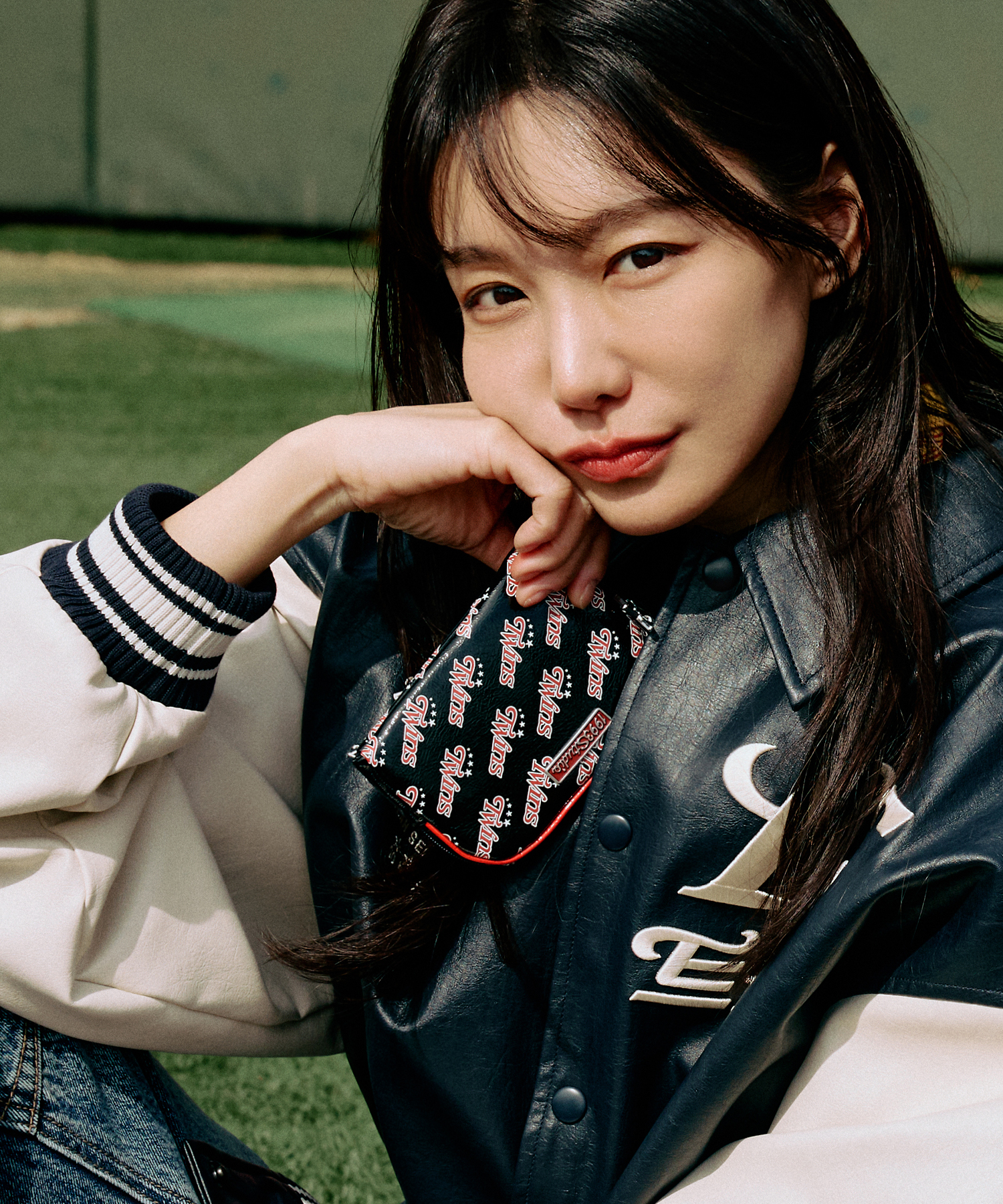 [LG Twins x 1993 Studio] Мини-косметичка V4 Textile Black