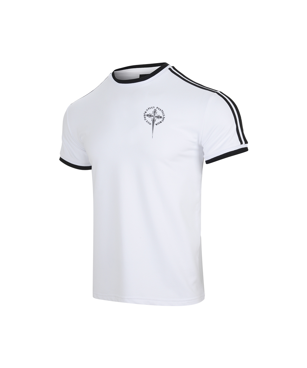 Футболка muscle fit из плотной сетки Two-tone Rib Soccer (3 colors)
