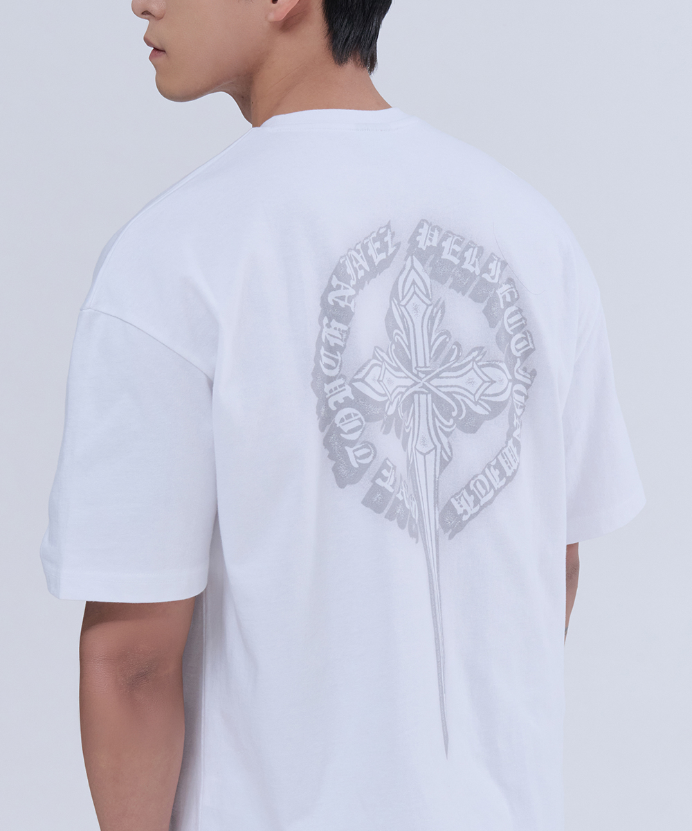 Оверсайз футболка Crooks с принтом (2color)
