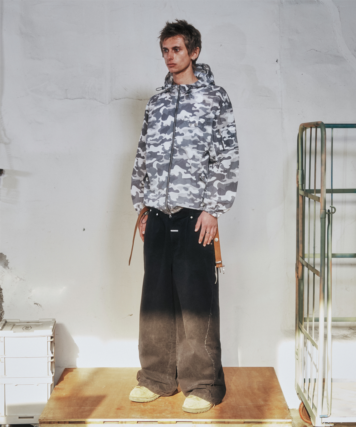 RIBSTOP SHEER WINDBREAKER CAMO