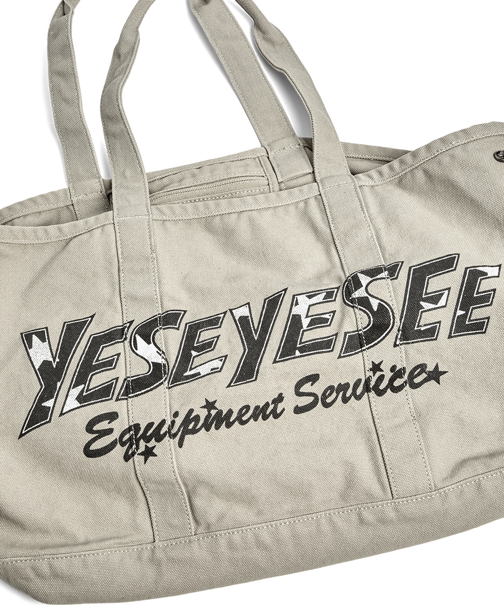 Rough Canvas Totebag Cement