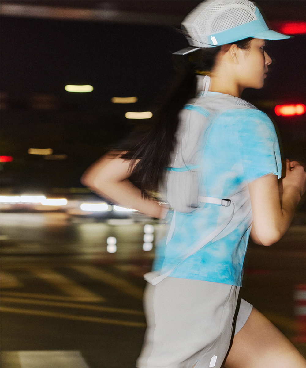 Футболка Cass Light X Quick Dry Dying Women CASS BLUE