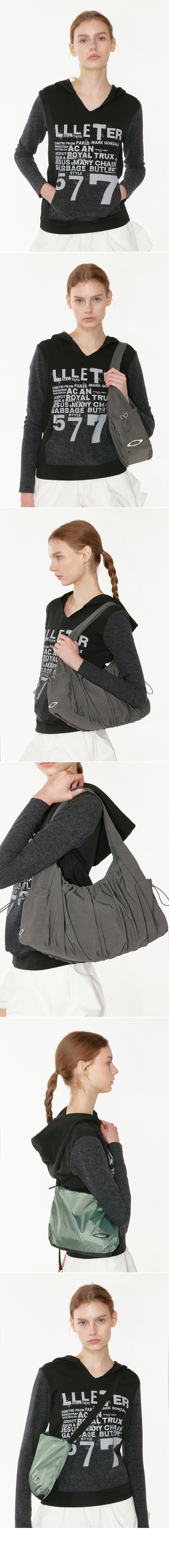COMBI PRINT HOODIE - 2 COLORS GREY