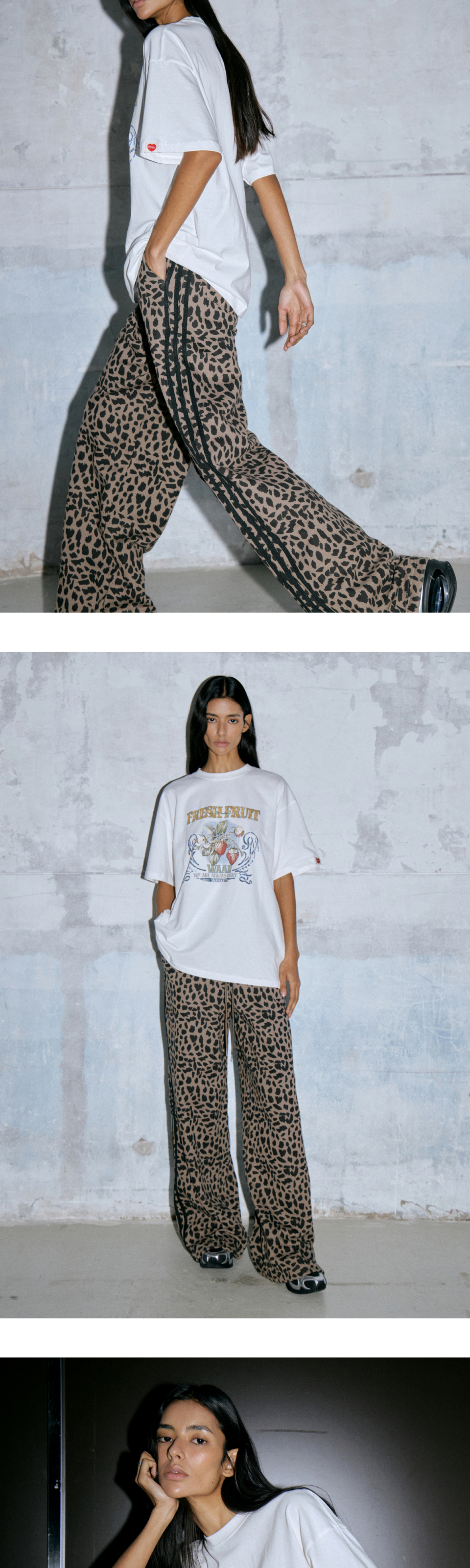 WT-55 STRAWBERRY OVER TEE - 2 COLORS CHARCOAL