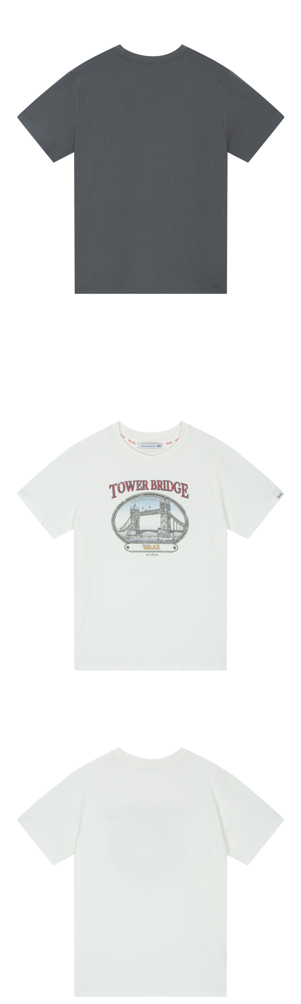 WT-56 BRIDGE GRAPHIC TEE - 2 COLORS CHARCOAL