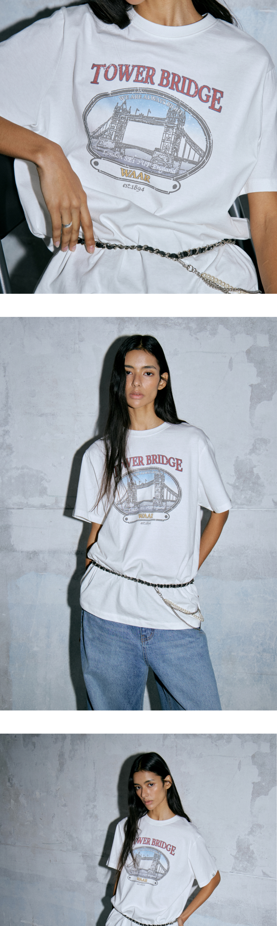 WT-56 BRIDGE GRAPHIC TEE - 2 COLORS CHARCOAL