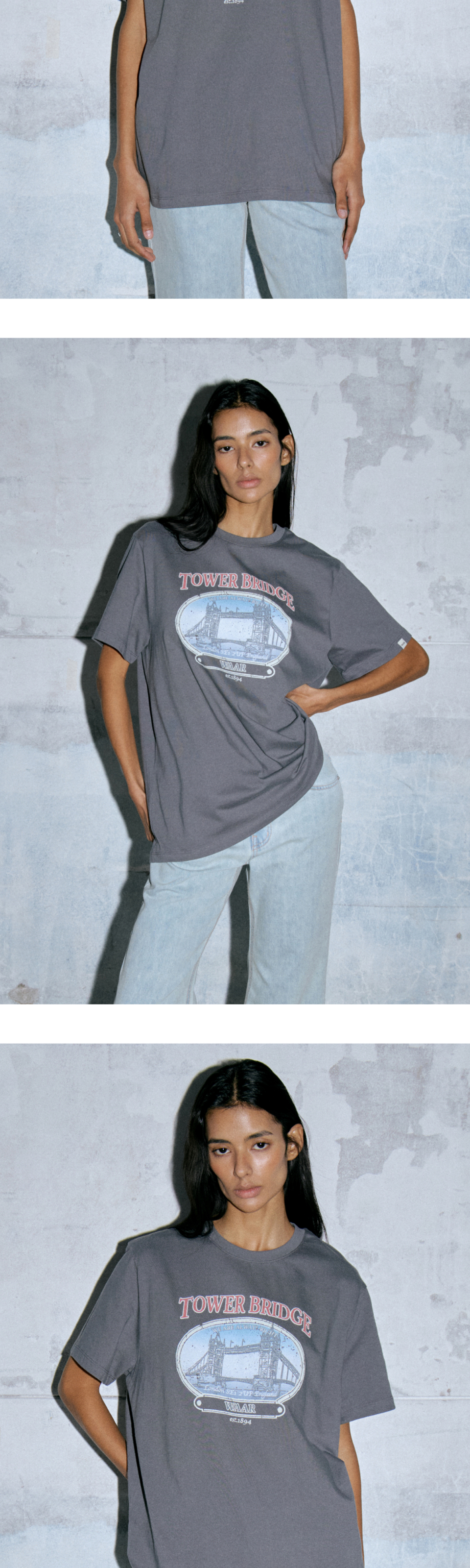 WT-56 BRIDGE GRAPHIC TEE - 2 COLORS CHARCOAL
