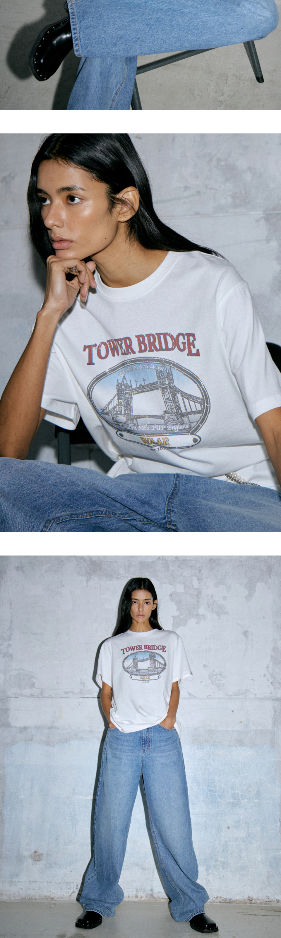 WT-56 BRIDGE GRAPHIC TEE - 2 COLORS CHARCOAL