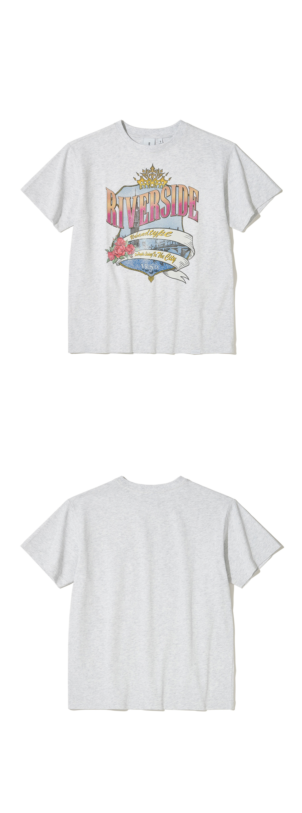 RIVERSIDE CITY T-SHIRT - 3 COLORS LIGHT GREY