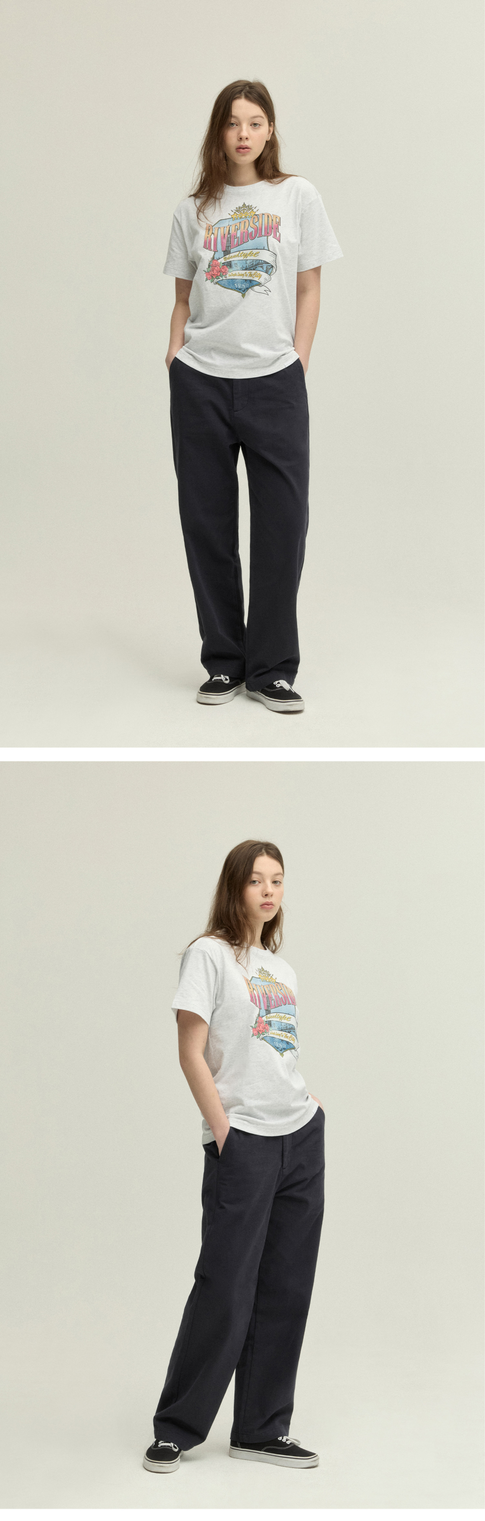 RIVERSIDE CITY T-SHIRT - 3 COLORS LIGHT GREY