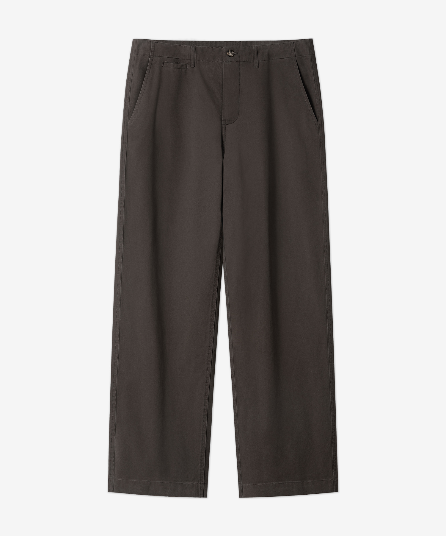 Fine Washed прямые чиносы (Brown)