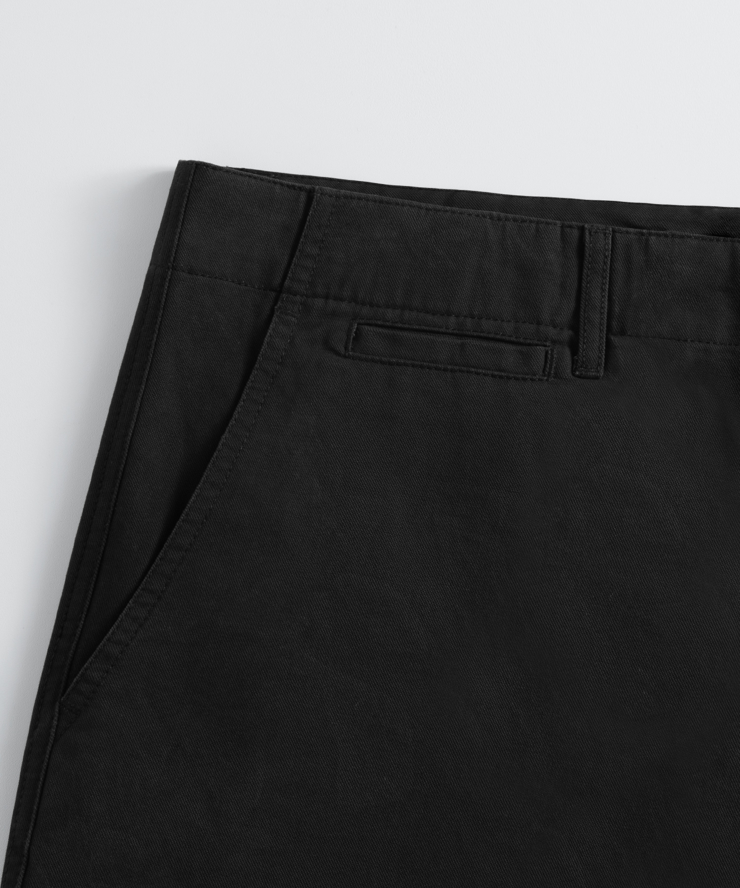 Прямые чиносы с эффектом стирки (Black)