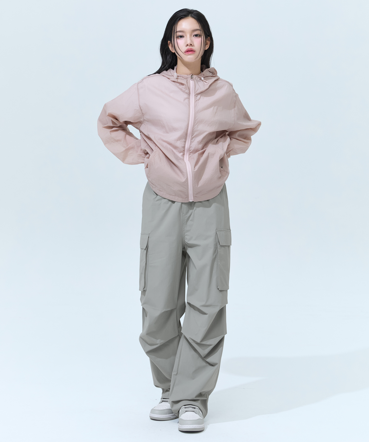 Слегка расклешенные брюки карго Cool Tension (3 color)