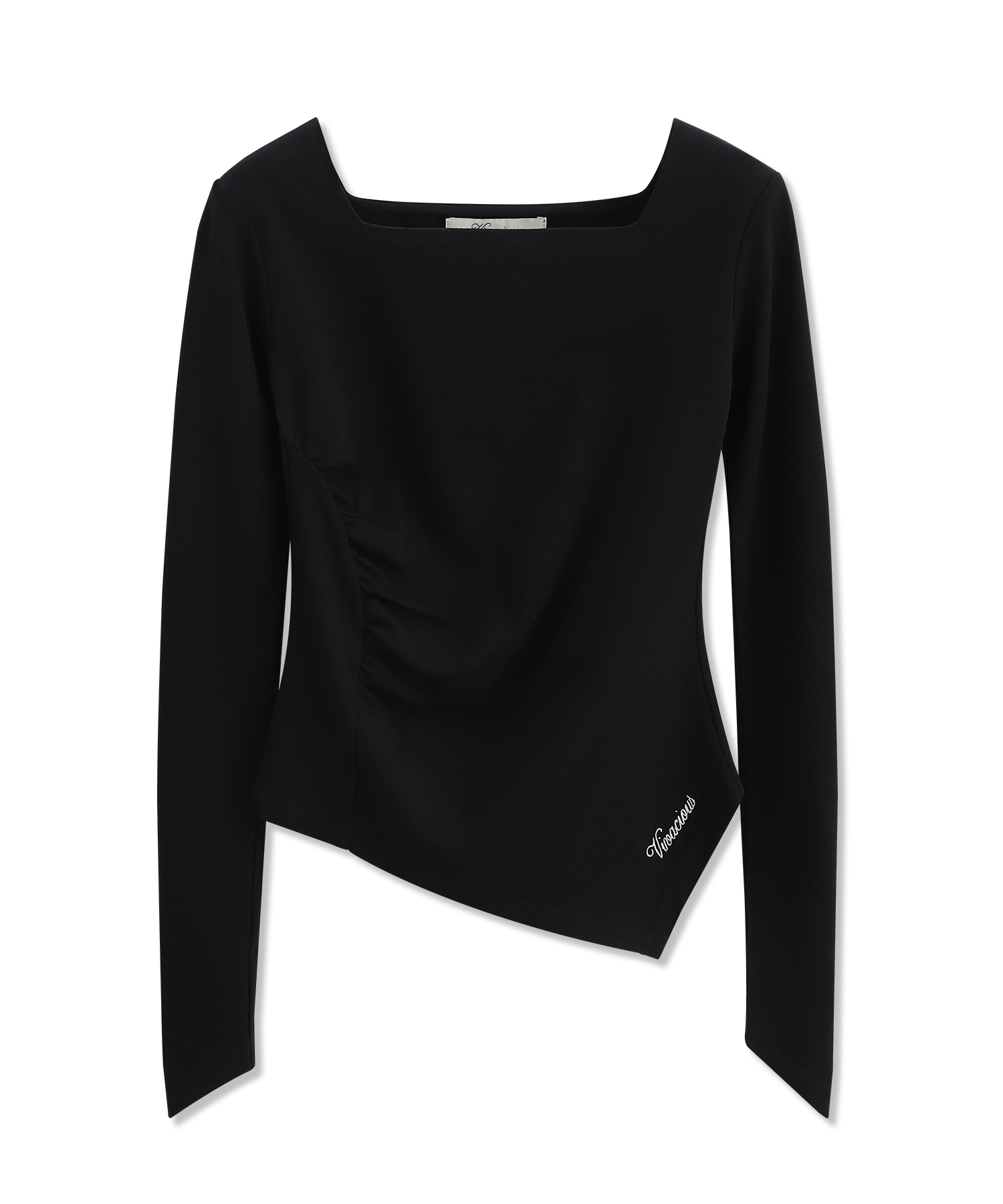 Arielle Shirring Long Sleeve_2Colors