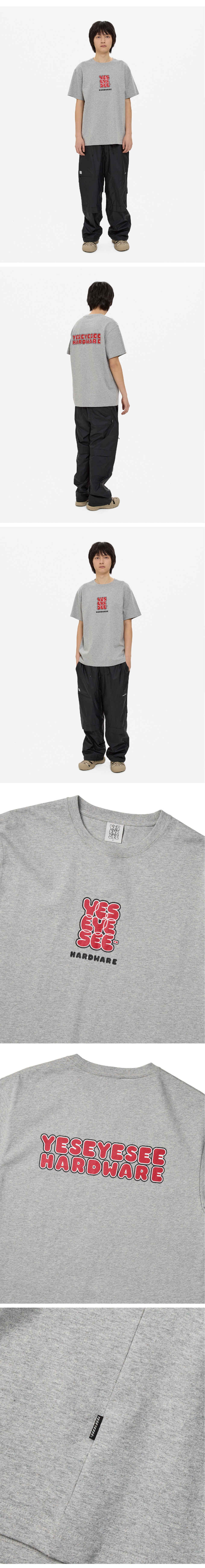 C-logo Hardware Tee Grey