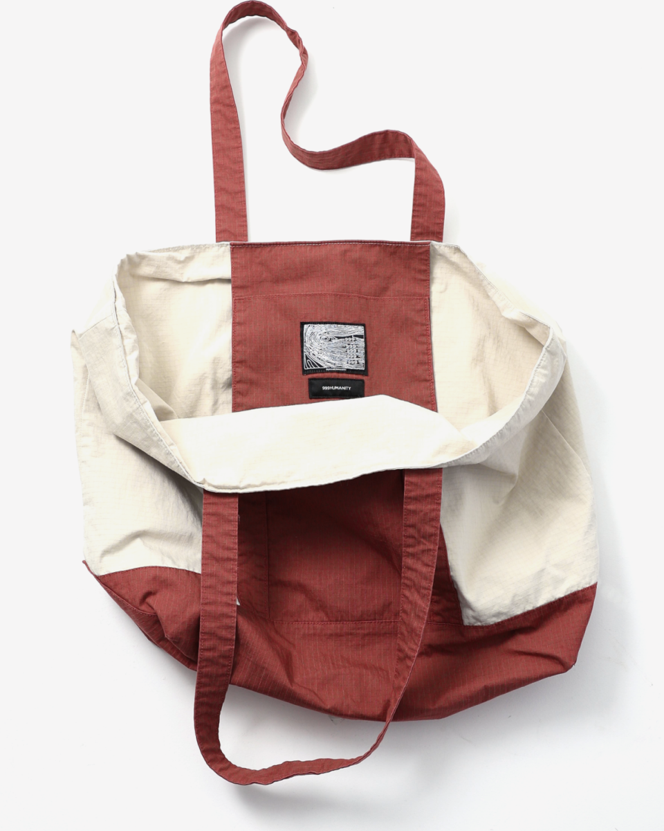 ADVENTURE PANELED BIG TOTE BAG - 4 COLORS AS SHOWN