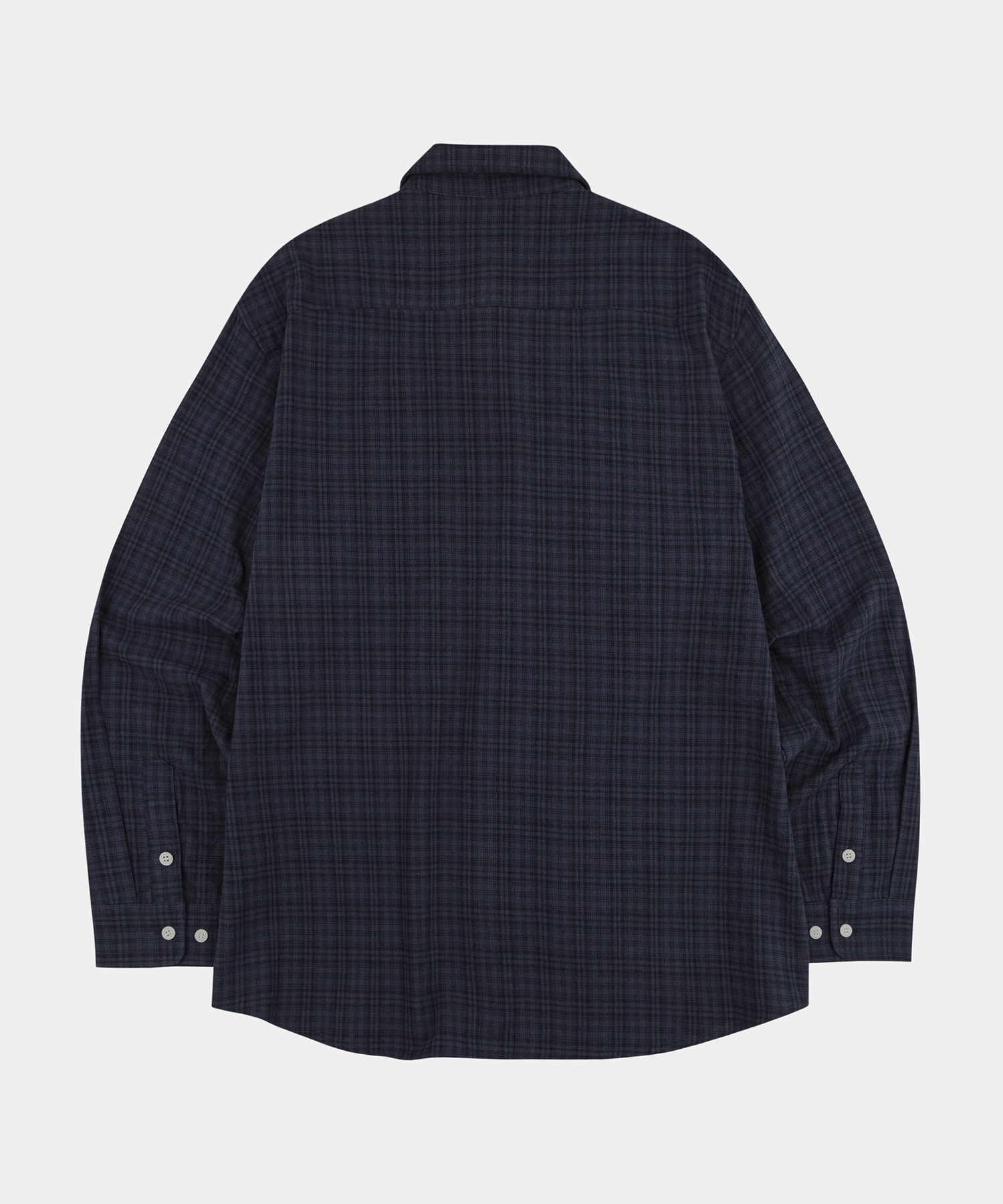 City Pop French Check Shirt Dark Navy