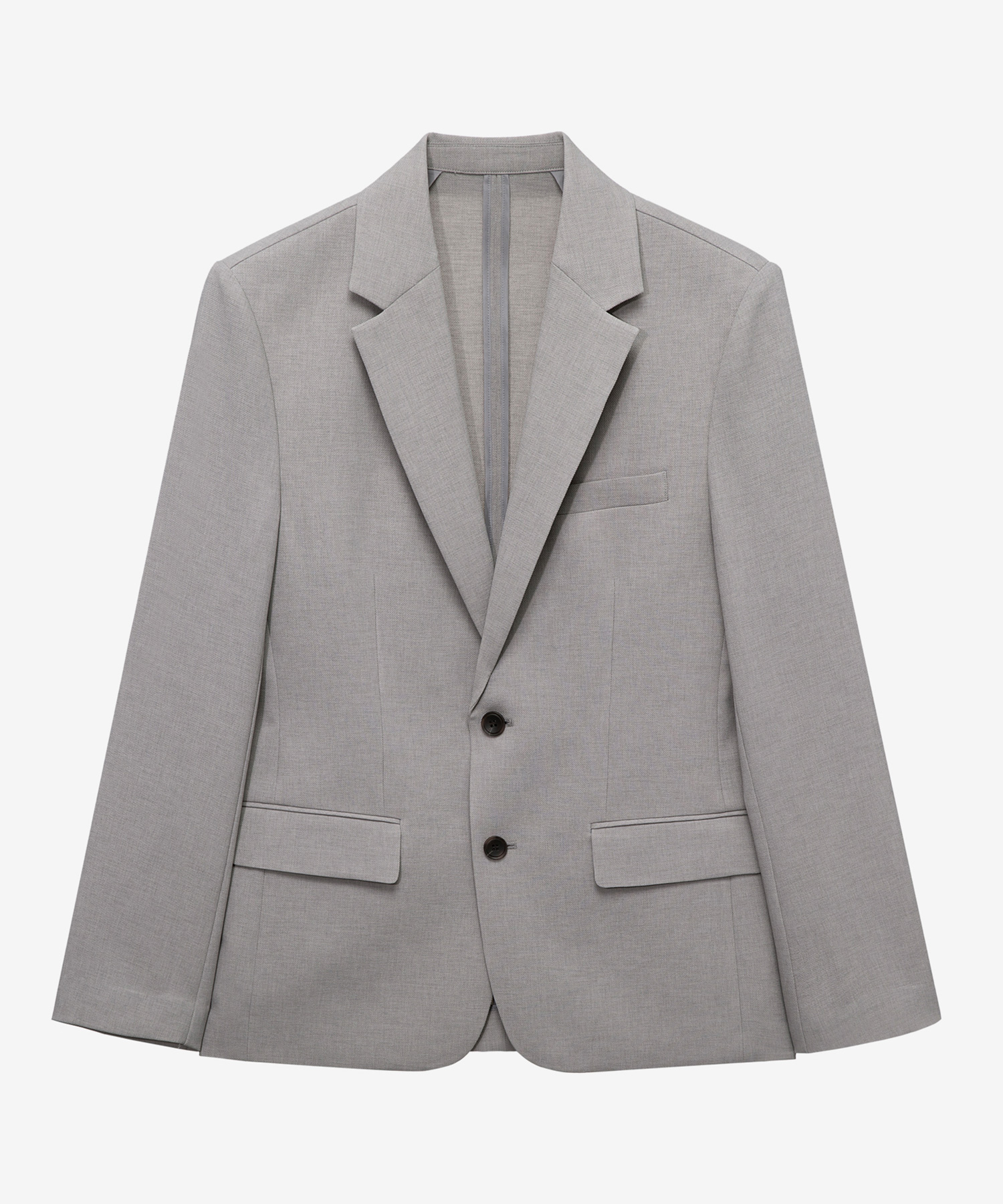 [SET][Cool]Two-tone tissue regular fit jacket set-up light beige
