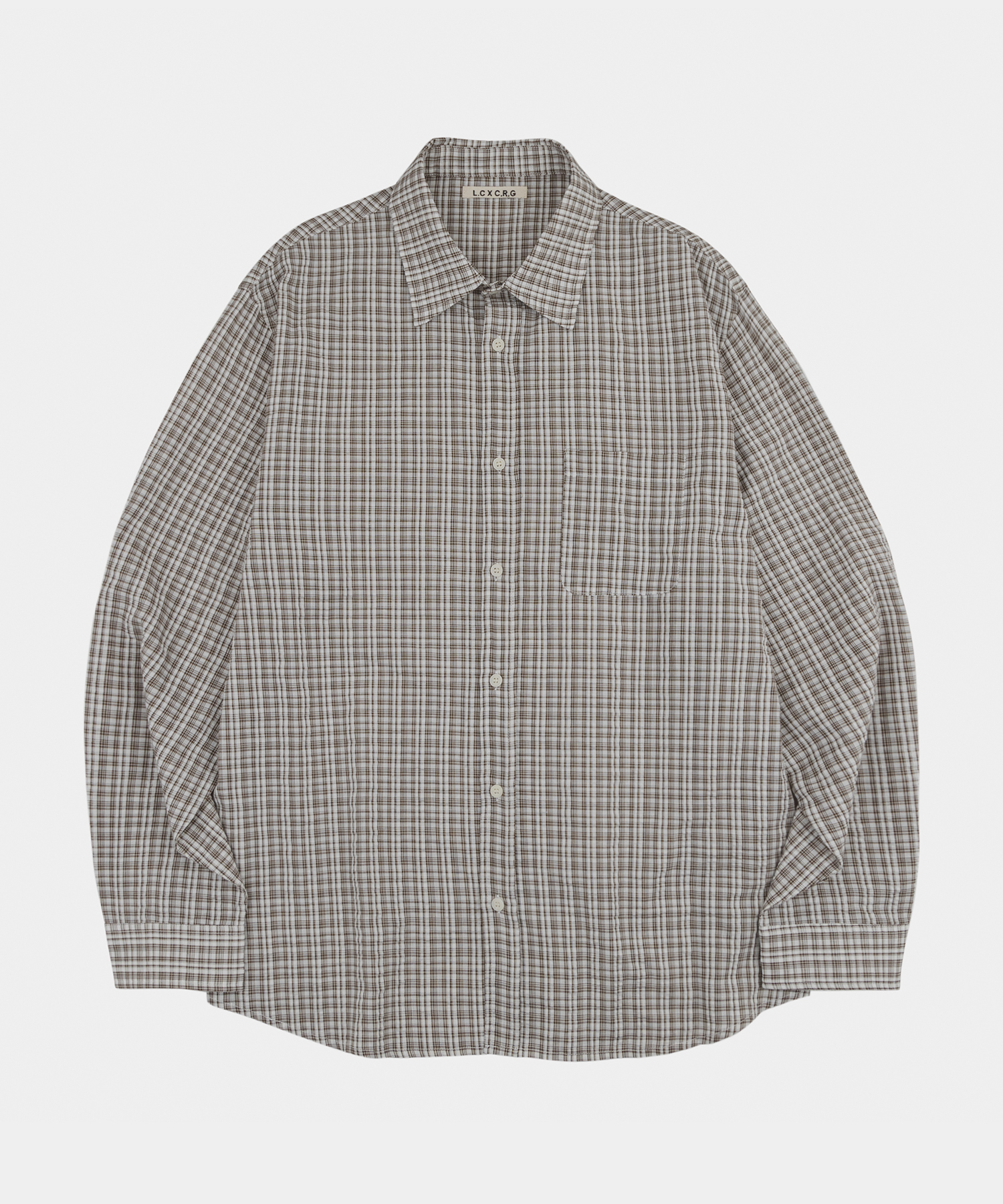 Mild Brush в клетку shirts бежевый