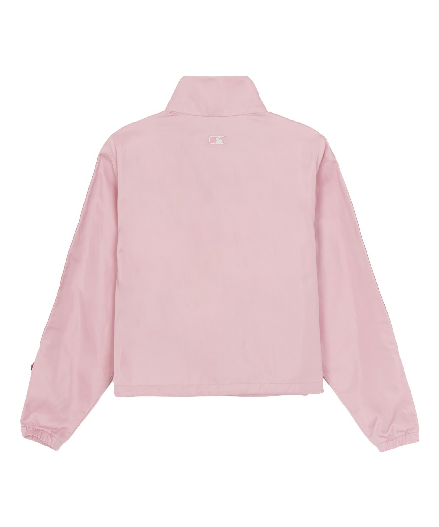 Женская спортивная ветровка со сборками из сатина LA (L.Pink)