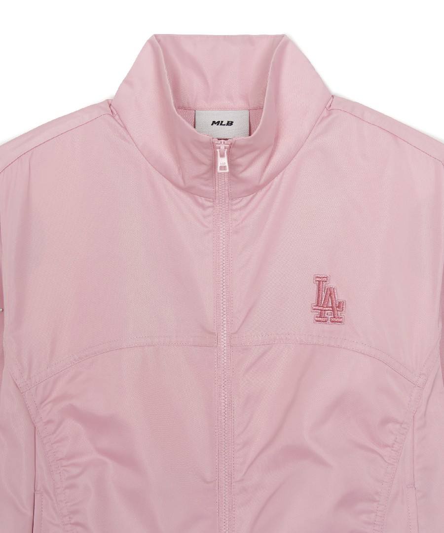 Женская спортивная ветровка со сборками из сатина LA (L.Pink)