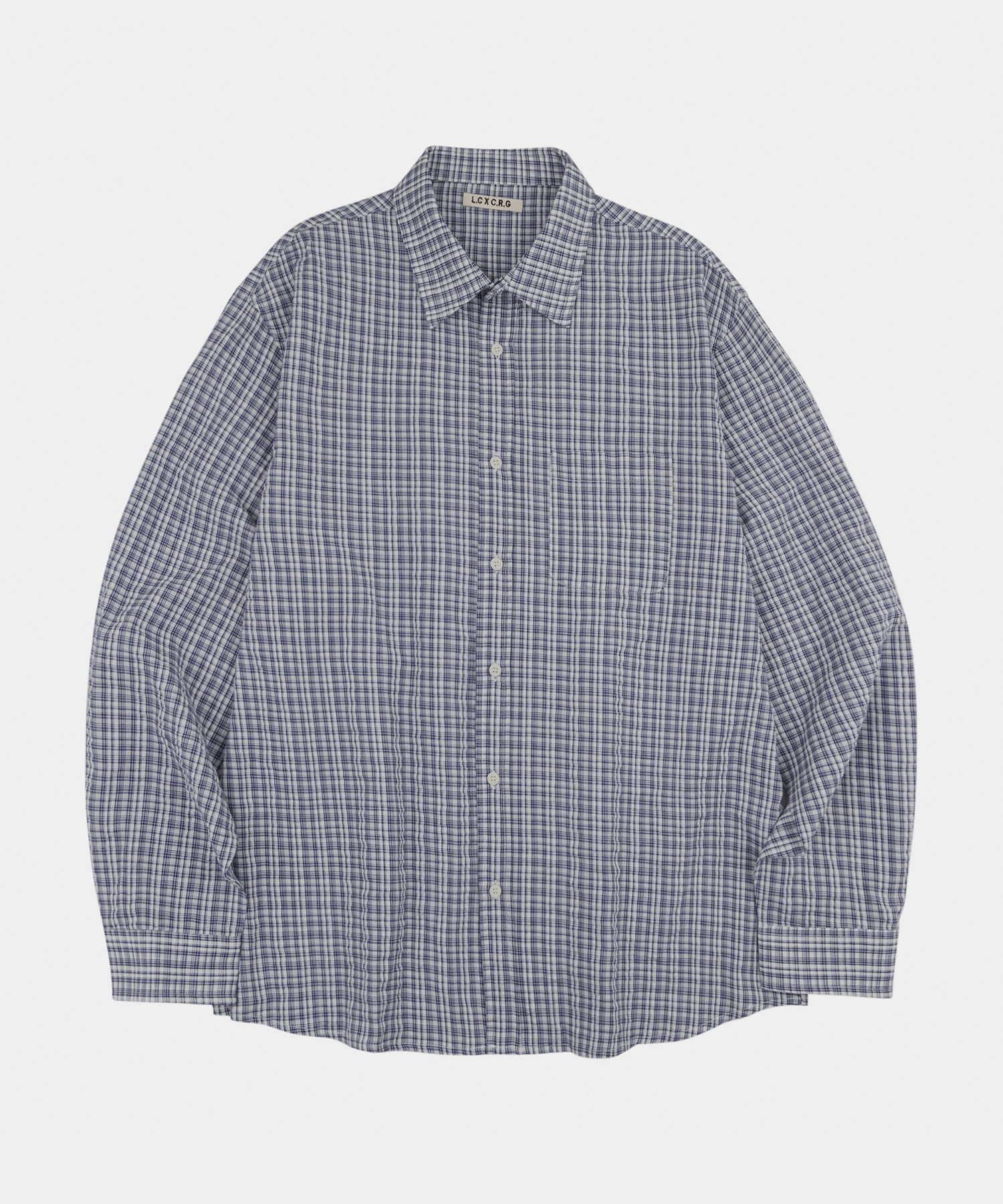 Mild Brush в клетку shirts Sky синий
