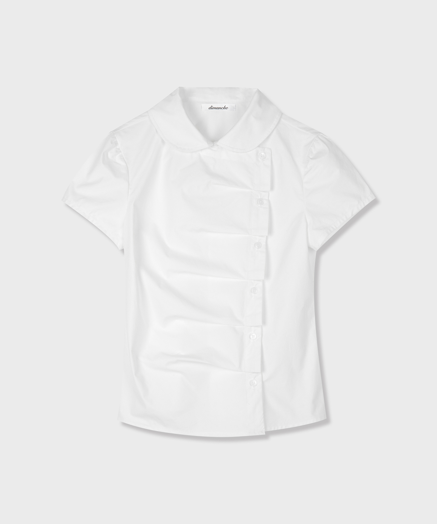 Pleated блуза (белый)