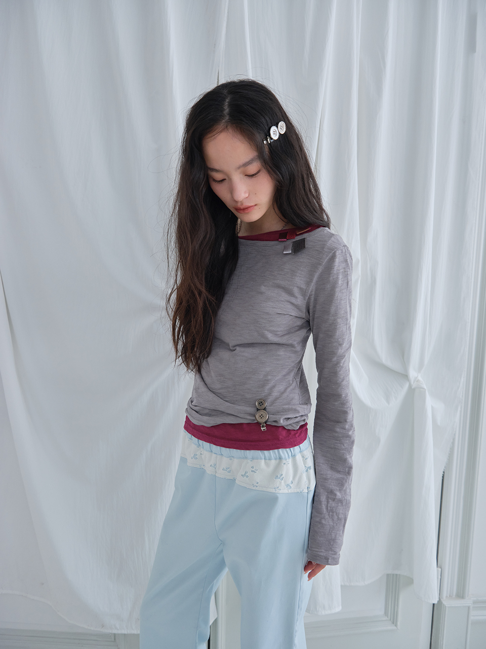 Yunhi Long Sleeve футболка (2 Colors)