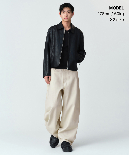 Solid CP Curved Chino Pants (4 colors) thumbnail 8