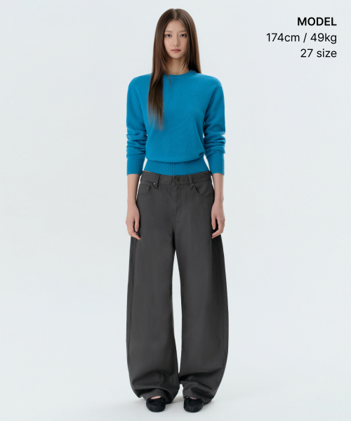 Women's Cotton Curved Pants (3 colors) thumbnail 6