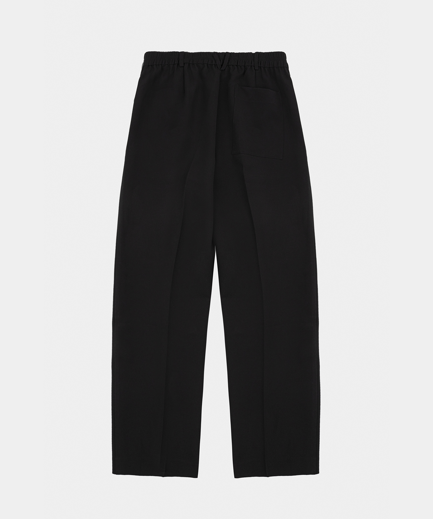 exclamation semi-широкий banding slacks чёрный