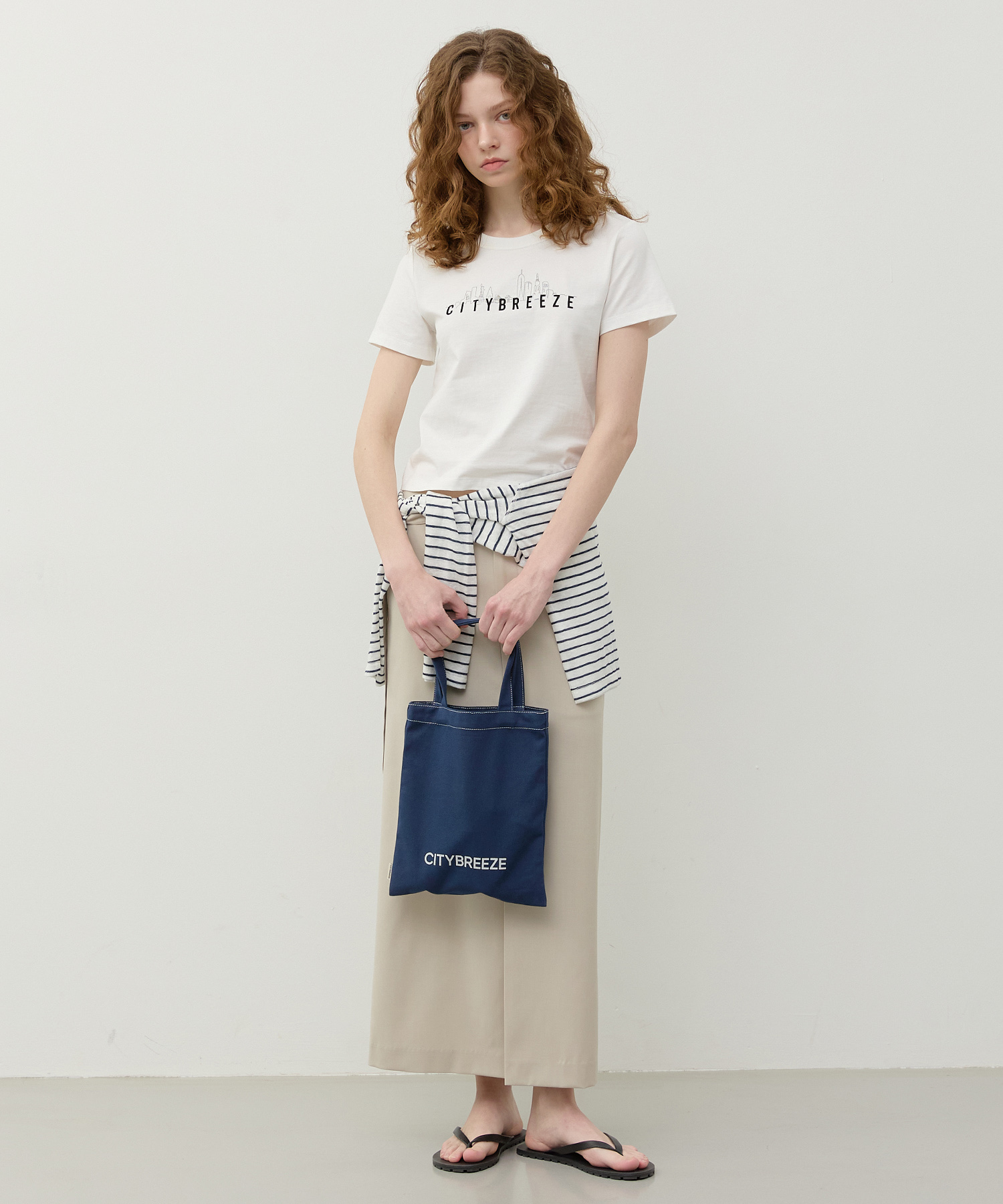 CITY LOGO MINI ECO BAG_NAVY