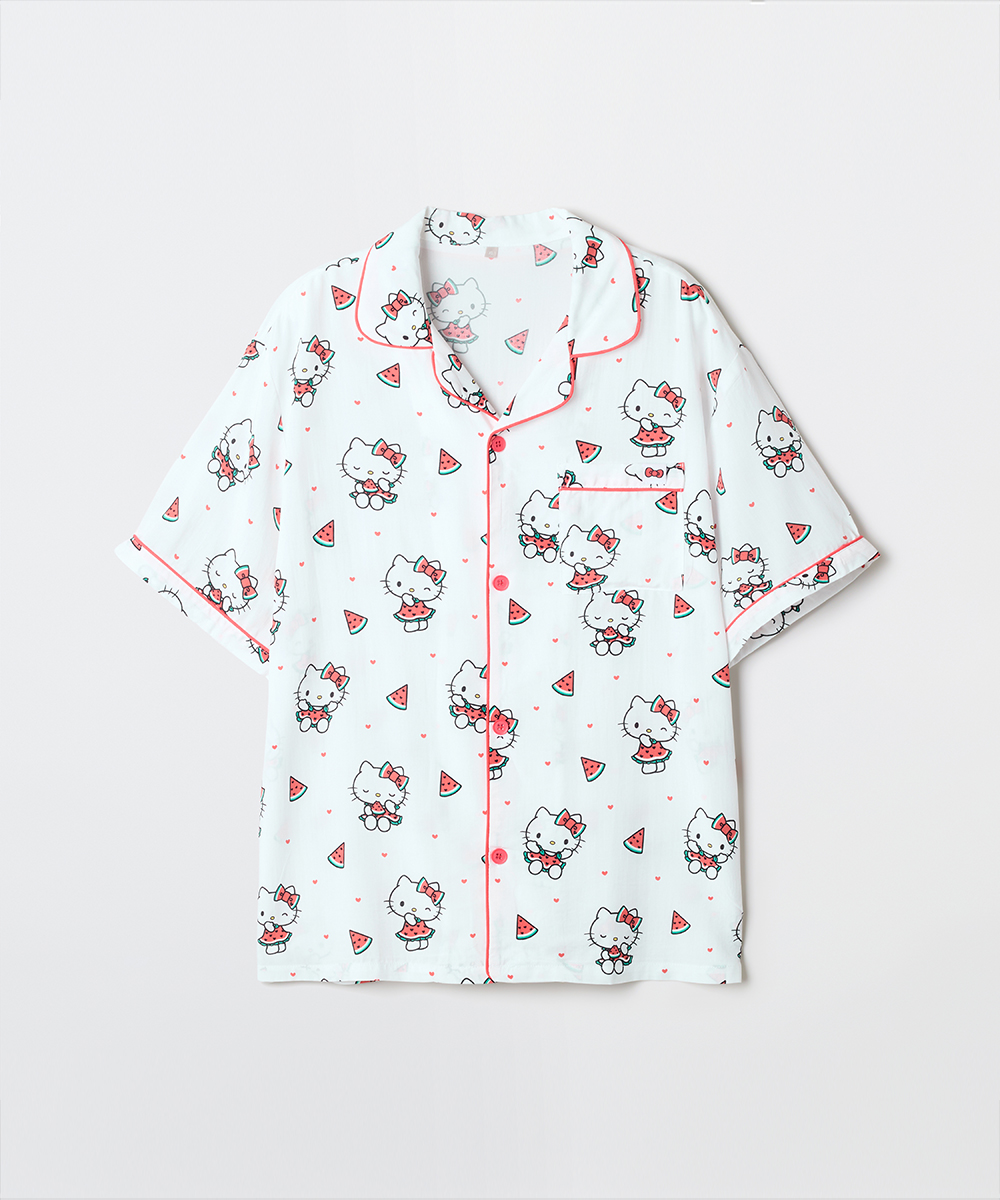 Пижама с коротким рукавом (WHITE)_SPPPG25U01